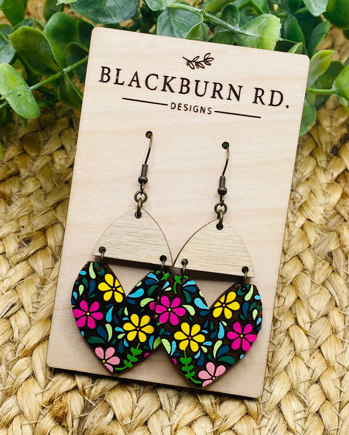 Lilly’s Flower Pattern Earrings