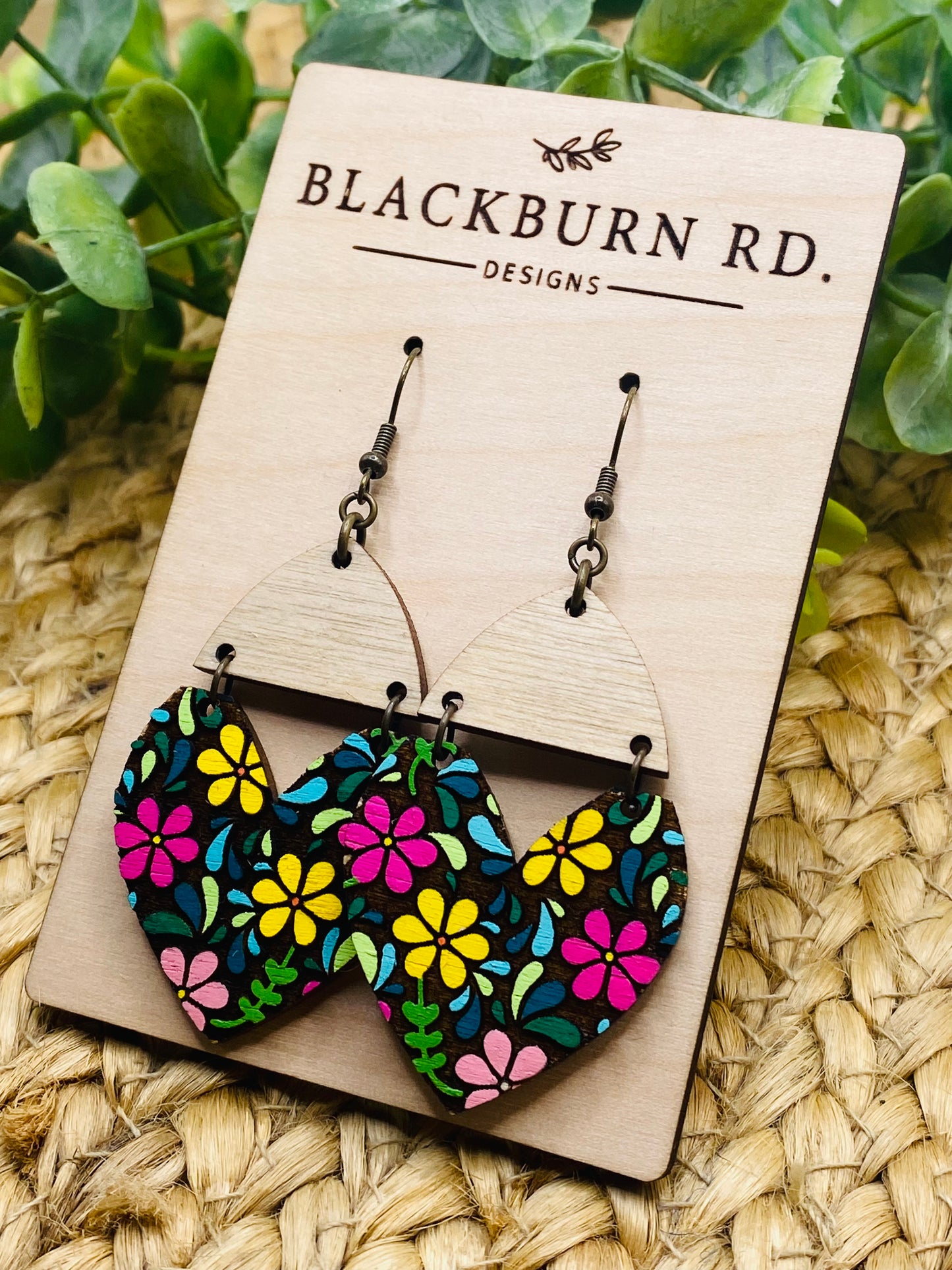 Lilly’s Flower Pattern Earrings