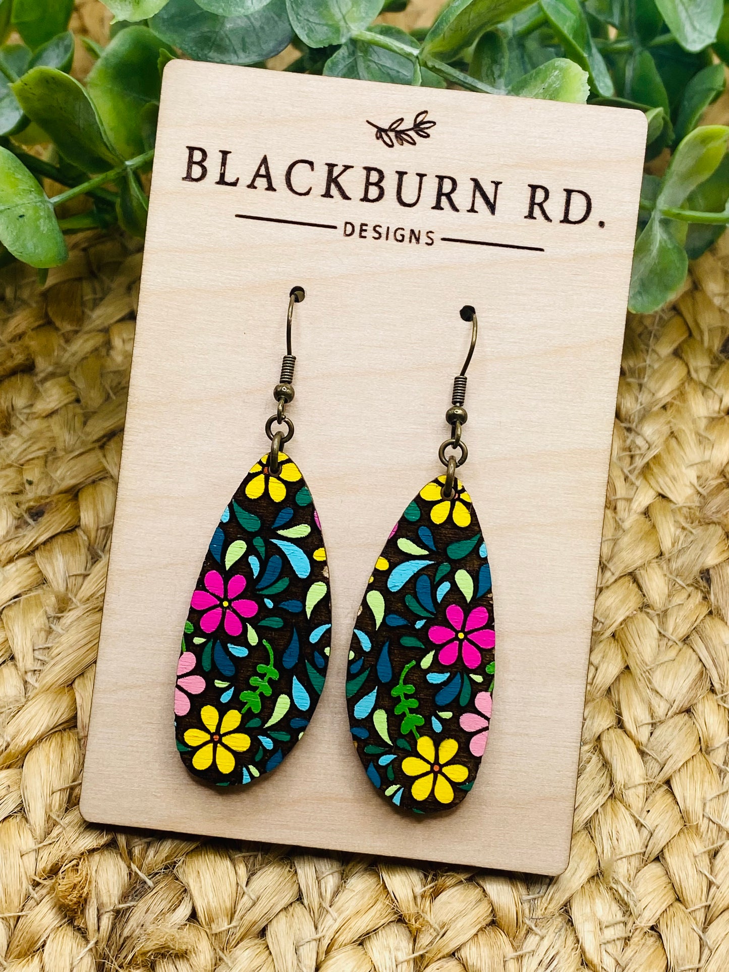 Lilly’s Flower Pattern Earrings