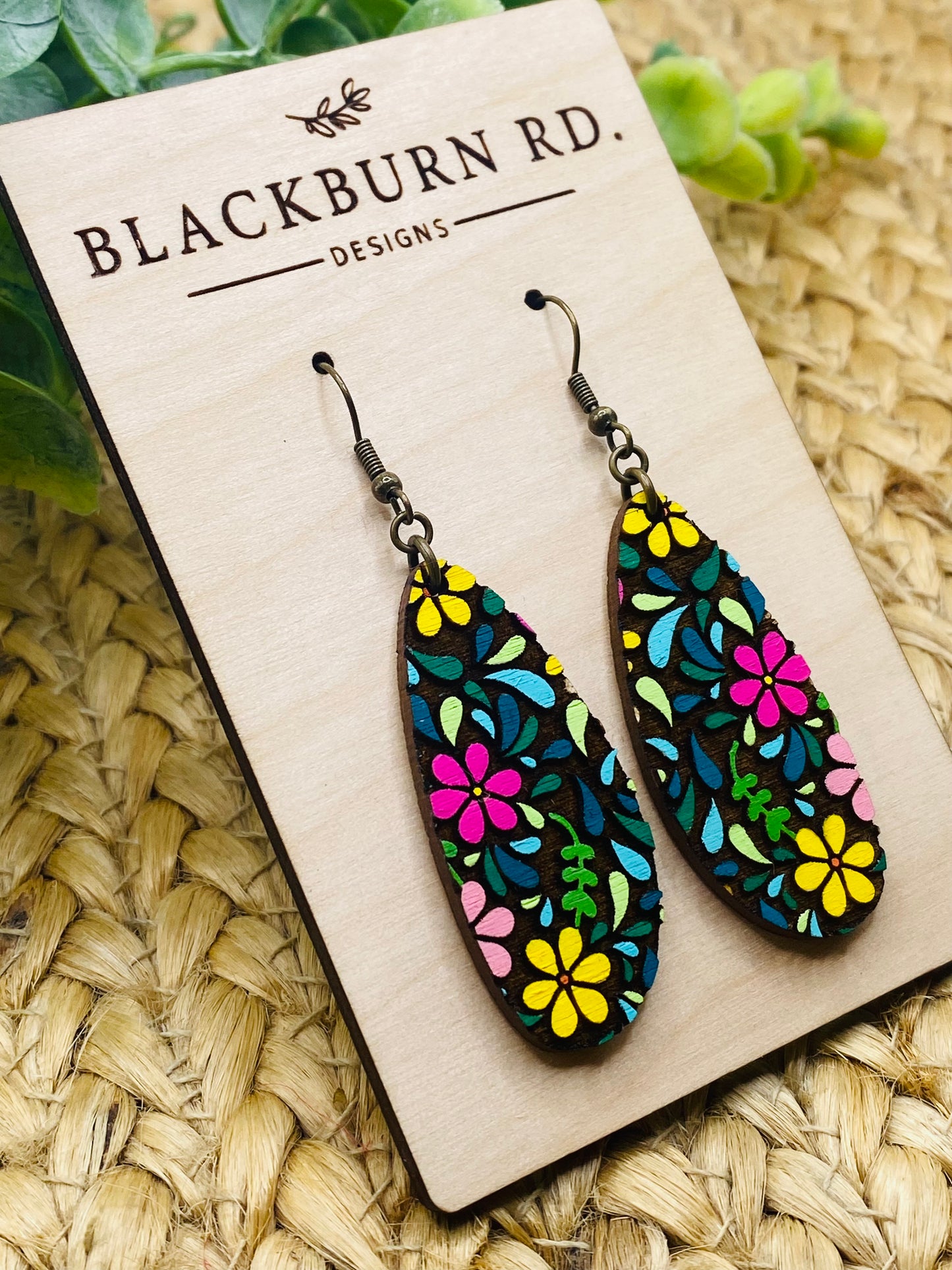 Lilly’s Flower Pattern Earrings