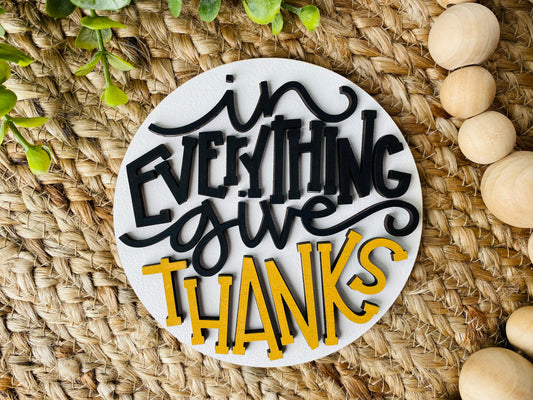 In Everything Give Thanks Insert