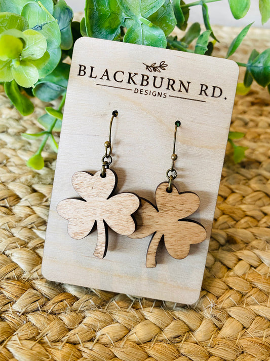 Stained Clover Dangles