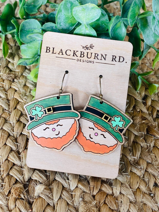 Leprechaun Dangle Earrings