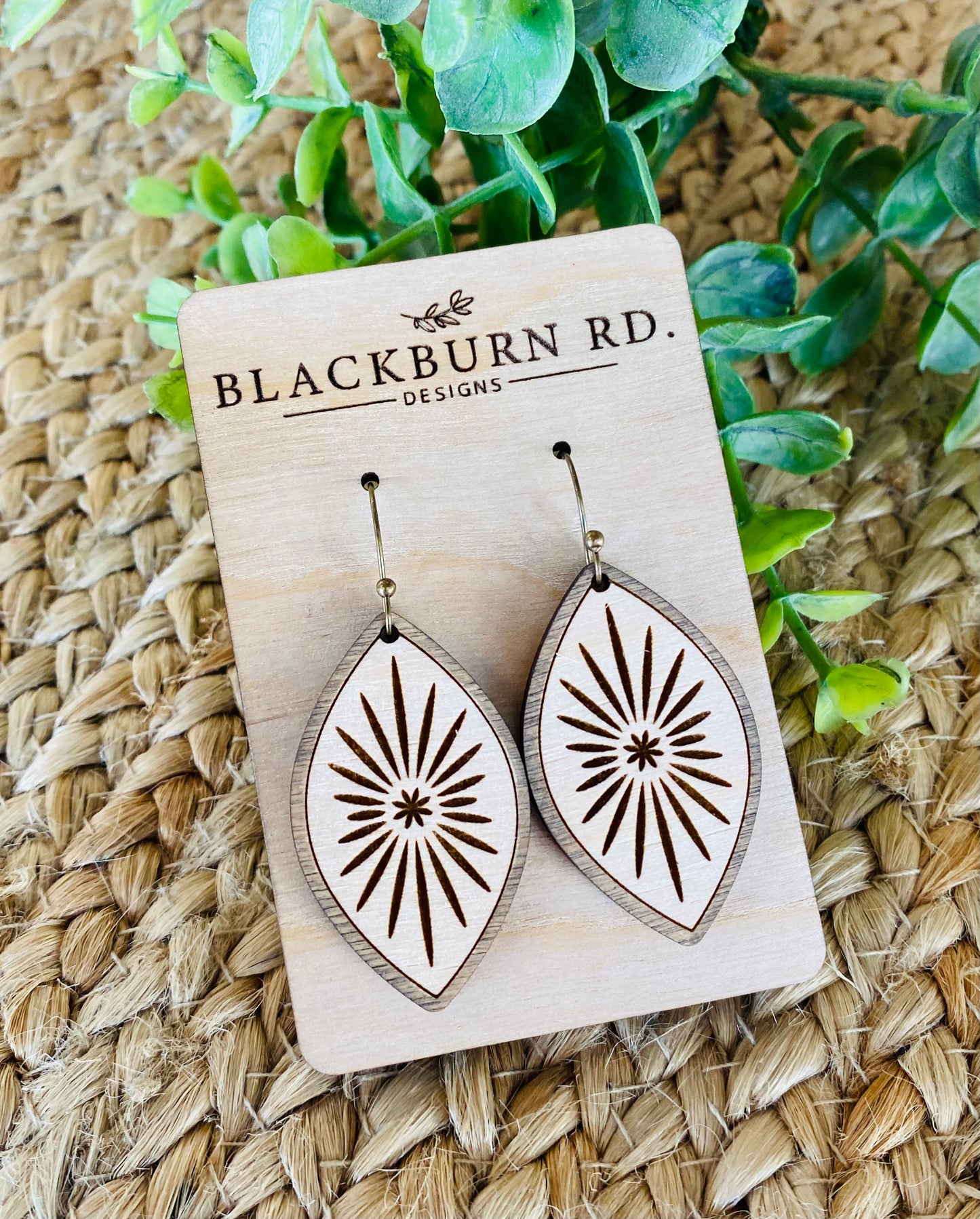 Natural Sunburst Earrings