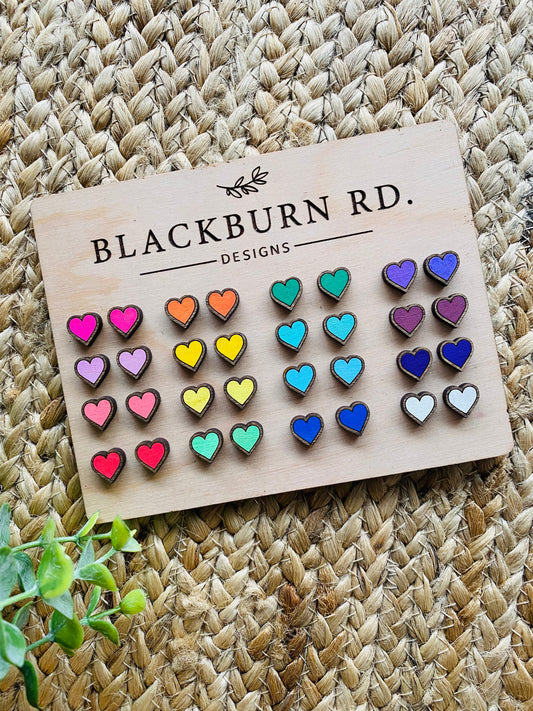 Heart Studs