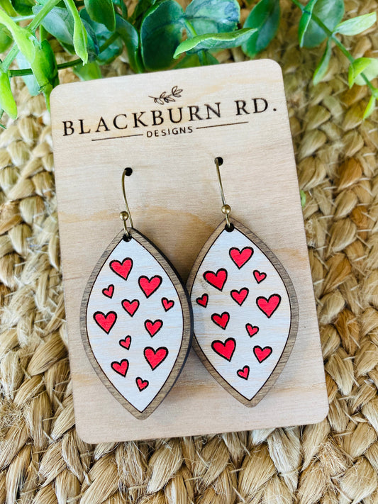 Scattered Hearts Earrings