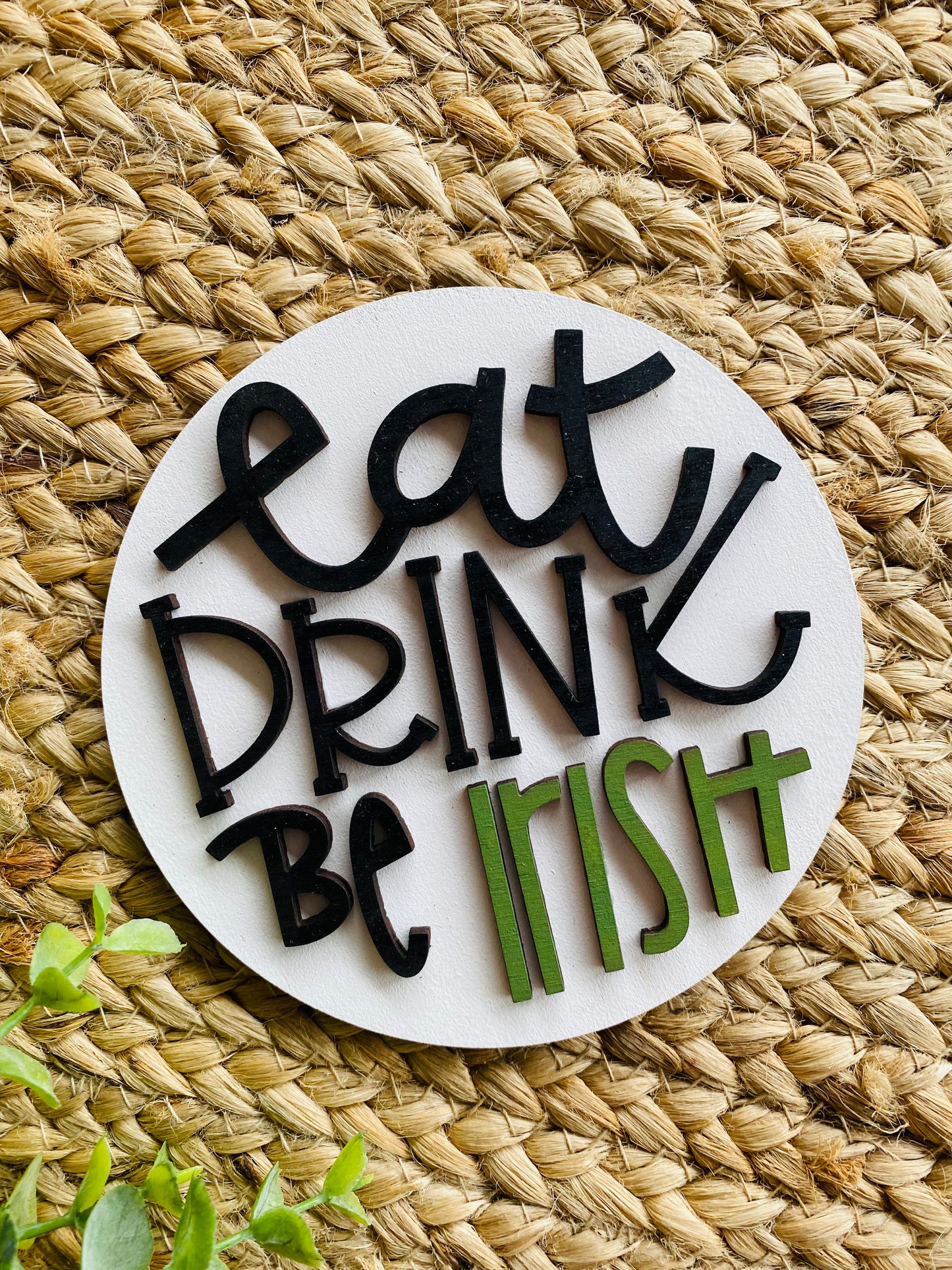 Eat Drink and Be Irish Insert