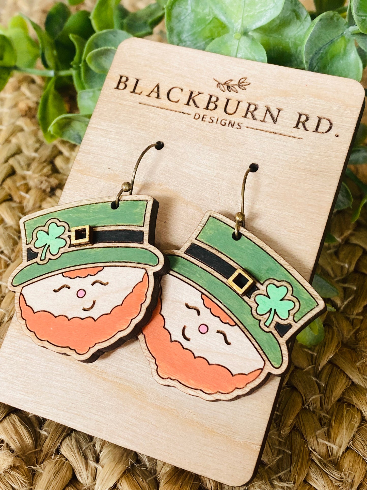 Leprechaun Dangle Earrings